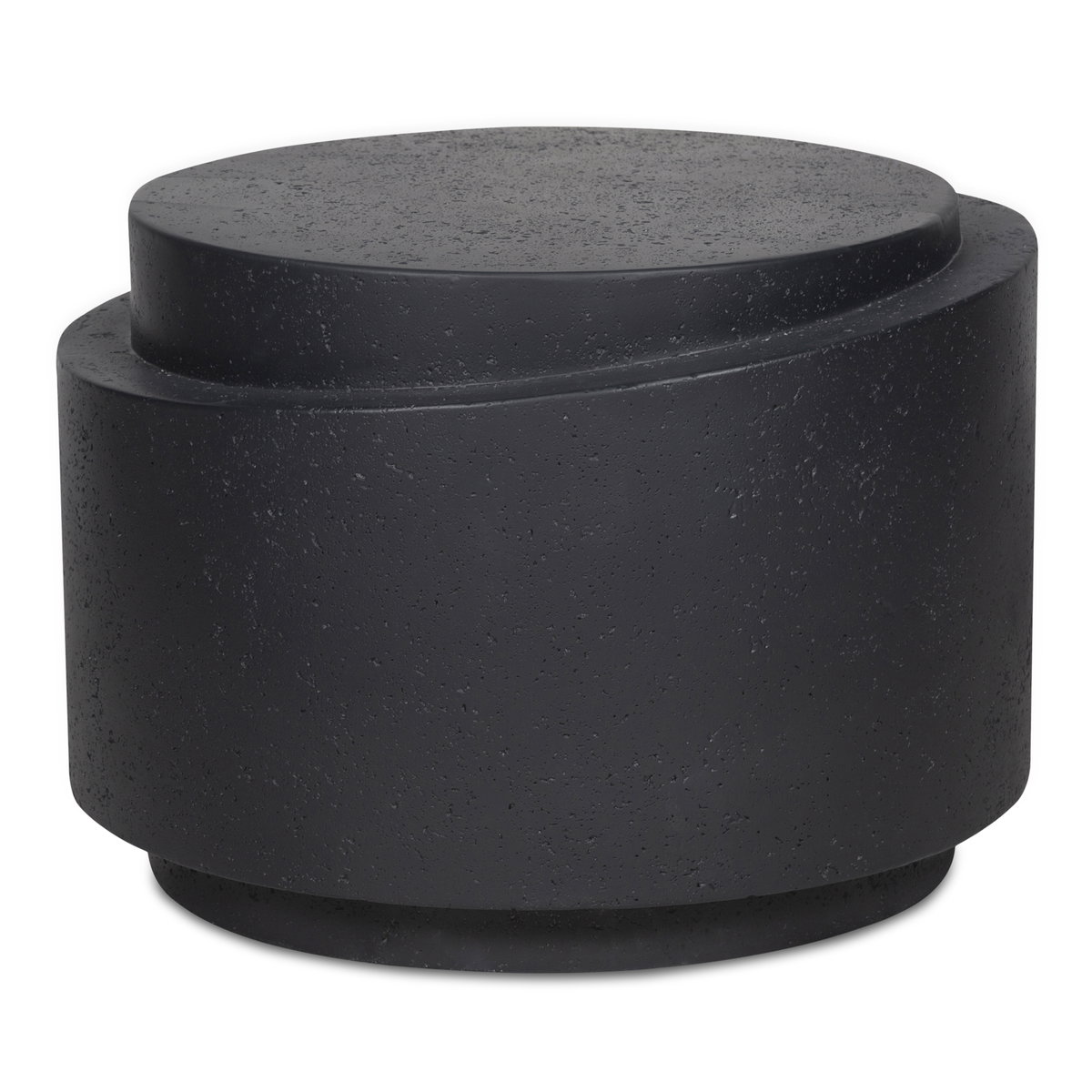 Cosmo Outdoor Accent Table Black, Side & End Table by Moe's Home, 25" width x 17.5" height x 25" depth View 3