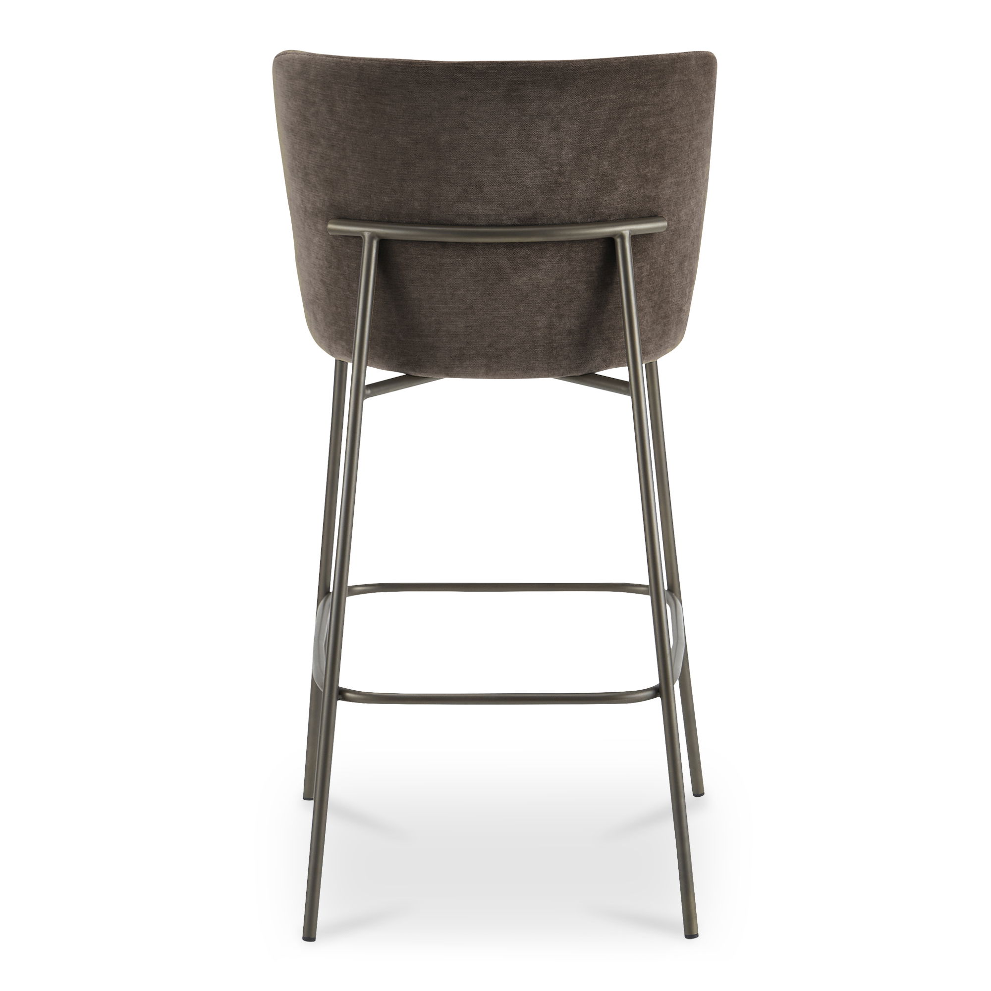 Early Bar Stool Dark Brown, Counter & Bar Stool by Moe's Home, 21.7" width x 41" height x 23.4" depth View 4
