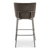 Early Bar Stool Dark Brown, Counter & Bar Stool by Moe's Home, 21.7" width x 41" height x 23.4" depth thumbnail 4