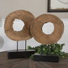 Ashlea Wooden Sculptures Set/2, Decorative by Uttermost, 15" width x 20.5" height x 3" depth thumbnail 4