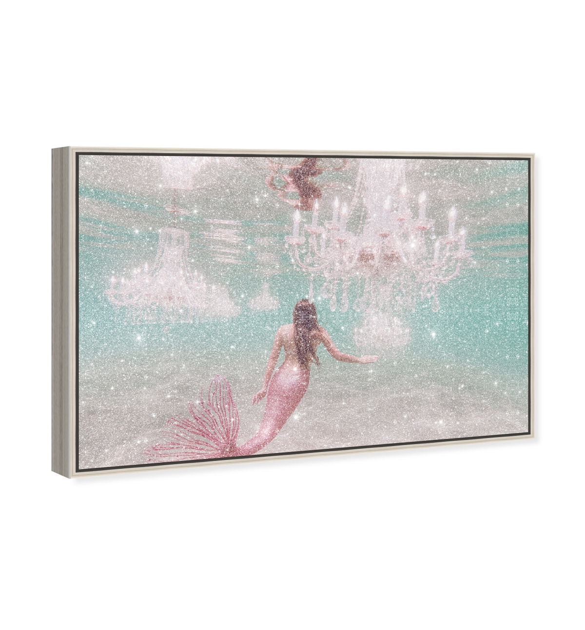 Lost City of Mermaids II (Diamond Dust), Art by Oliver Gal,  36x24 View 2