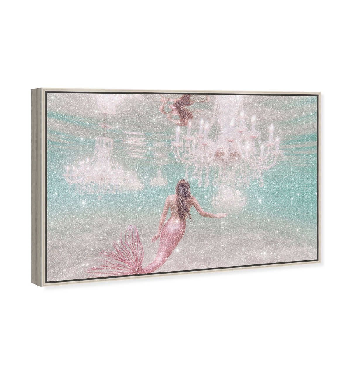 Lost City of Mermaids II (Diamond Dust), Art by Oliver Gal,  36x24 View 2