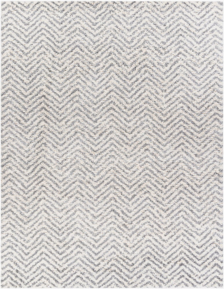Deluxe Shag Machine Woven Rug, by Surya, 1'3.75" length x 1'3.75" width