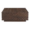 Easton Storage Coffee Table Brown, by Moe's Home, 42" width x 16" height x 42" depth thumbnail 9