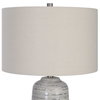 Cyclone Ivory Table Lamp, by Uttermost, 1'4" width x 2'0.75" height x 1'4" depth thumbnail 6