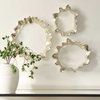 Ripple Effect Silver Wall Art Set/3, by Uttermost, 1'5" width x 1'7" height x 3.25" depth thumbnail 2