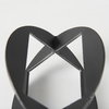 Cusco 6.0 L x 6.0 W x 6.0 H Black Iron Small Gunmetal Geometric Decorative Object, by Mercana, 6" length x 6" width x 6" height thumbnail 10