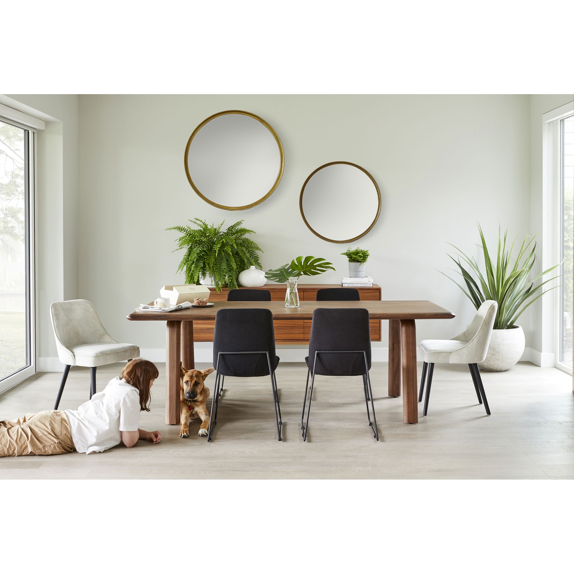 Malibu Dining Table Brown large image 