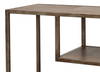 Cullum Shagreen Console  Tawny Brown, by Sarreid, 1'2" length x 5'11" width x 2'9" height thumbnail 3