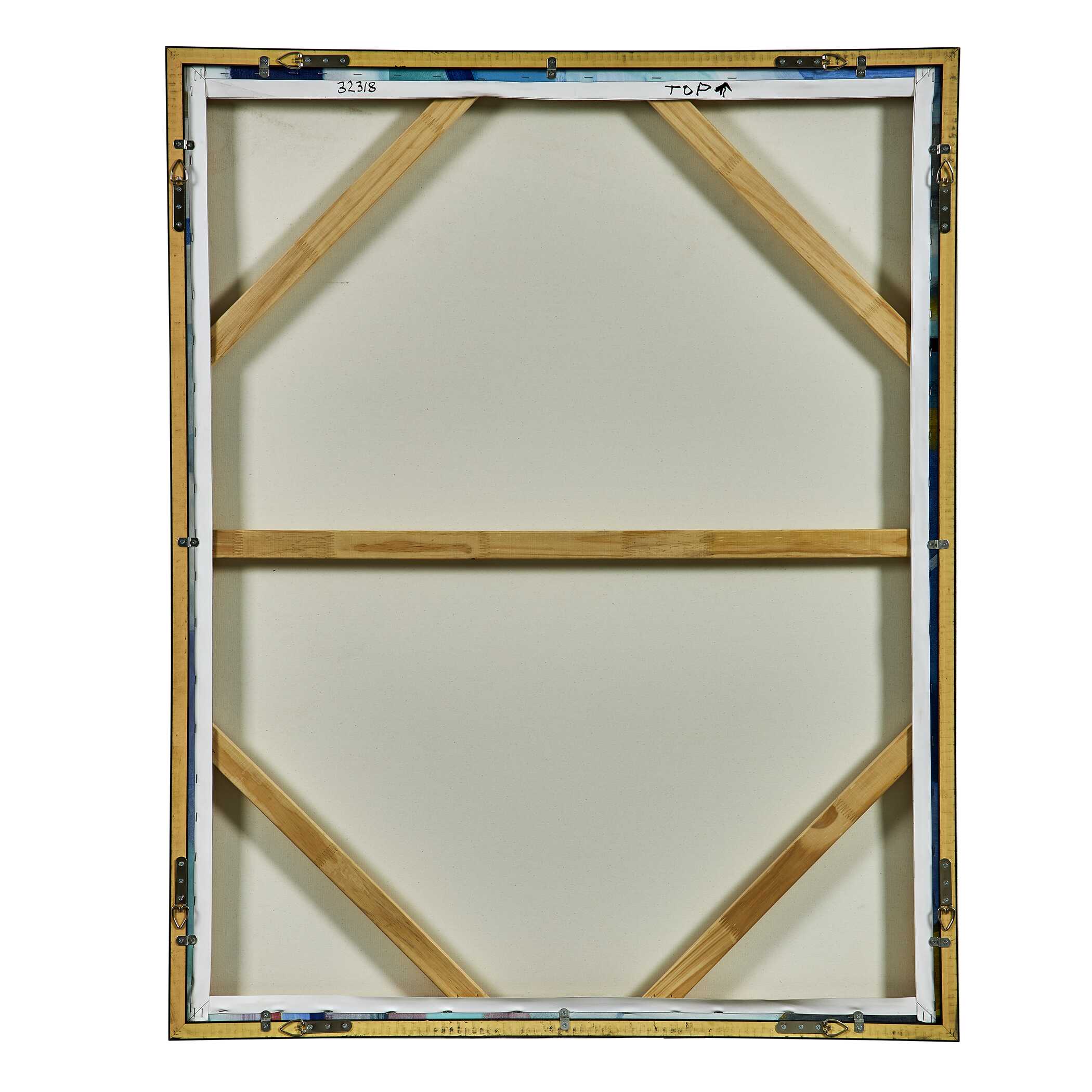 The Story Of Water Abstract Art, Painting by Uttermost, 43.5" width x 54.5" height x 2" depth View 7