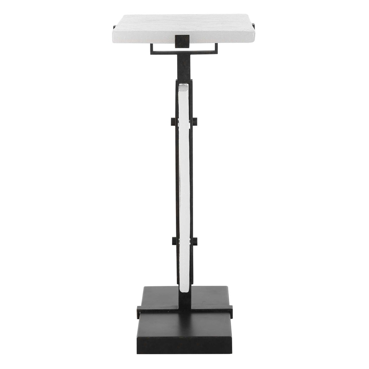 Elements Bubble Glass Accent Table, Side & End Table by Uttermost, 16.5" width x 24" height x 10.5" depth View 5