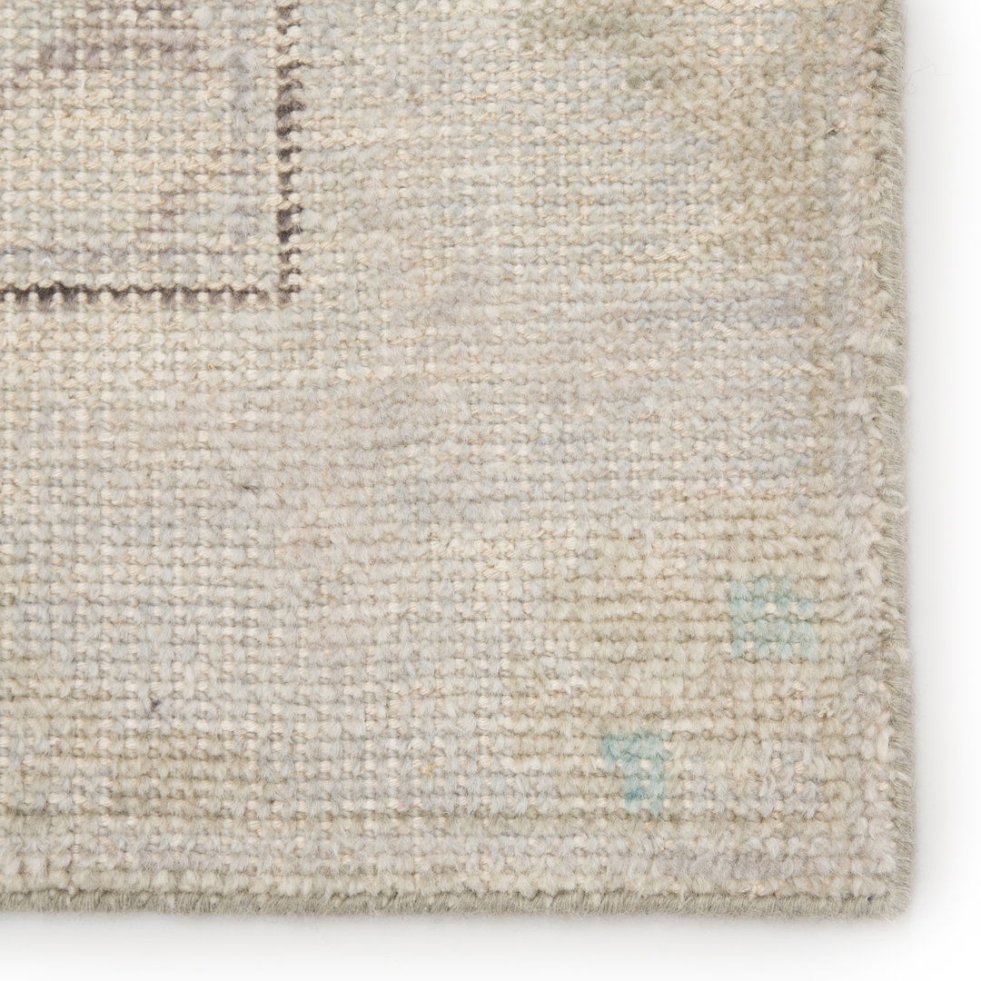 Kai Modify Overdyed Hand-Knotted Gray Area Rug large image 