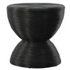Bongo Black Rattan Side Table, Furniture by Uttermost, 22" width x 22" height x 22" depth thumbnail 1