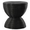 Bongo Black Rattan Side Table, Side & End Table by Uttermost, 22" width x 22" height x 22" depth thumbnail 1