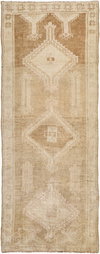 Antique One of a Kind Handmade Rug, by Surya, 9'10.11" length x 4'5.94" width thumbnail