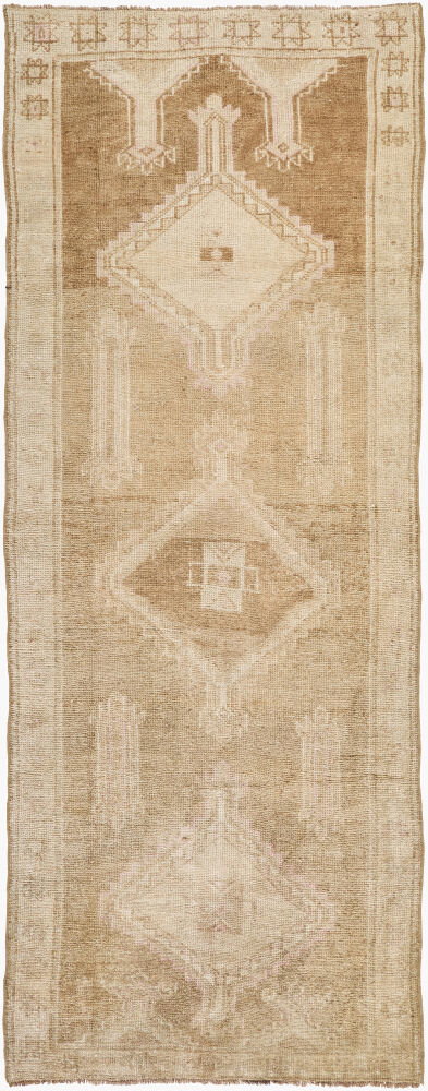 Antique One of a Kind Handmade Rug, by Surya, 9'10.11" length x 4'5.94" width