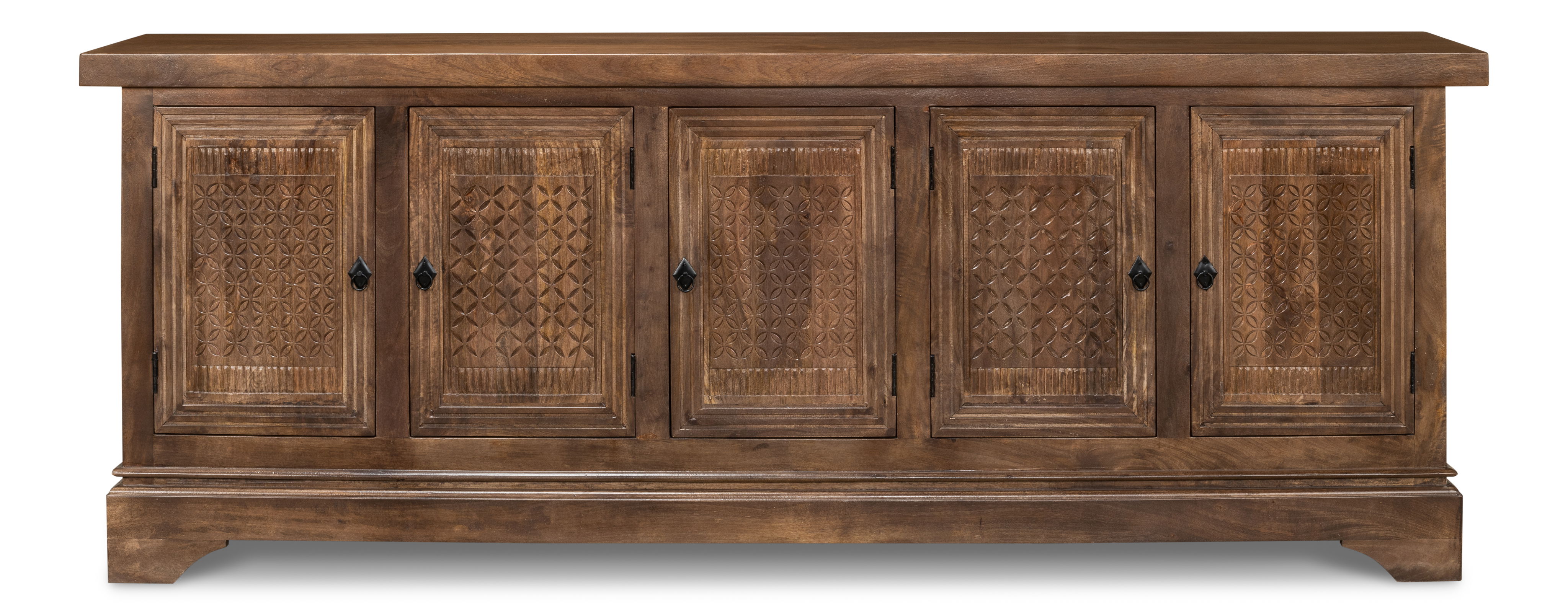 Gentry Sideboard, Cabinets & Sideboard by Sarreid, 105" length x 20" width x 39" height View 2