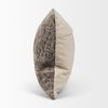 Khloe Taupe Lumbar Pillow Cover, Decorative Pillow by Mercana, 26" length x 0.5" width x 14" height thumbnail 5