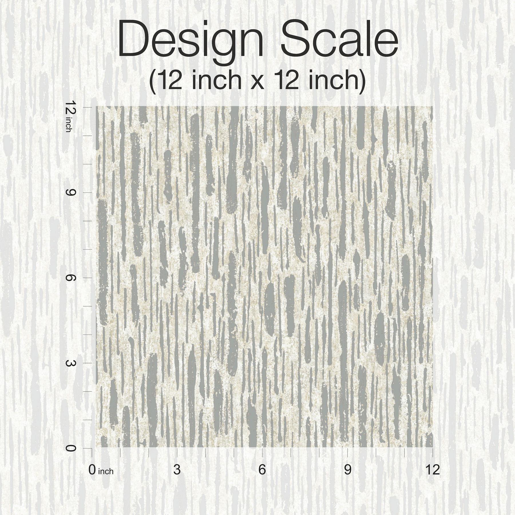 Metallic Cascade Cream & Silver Wallpaper large image 