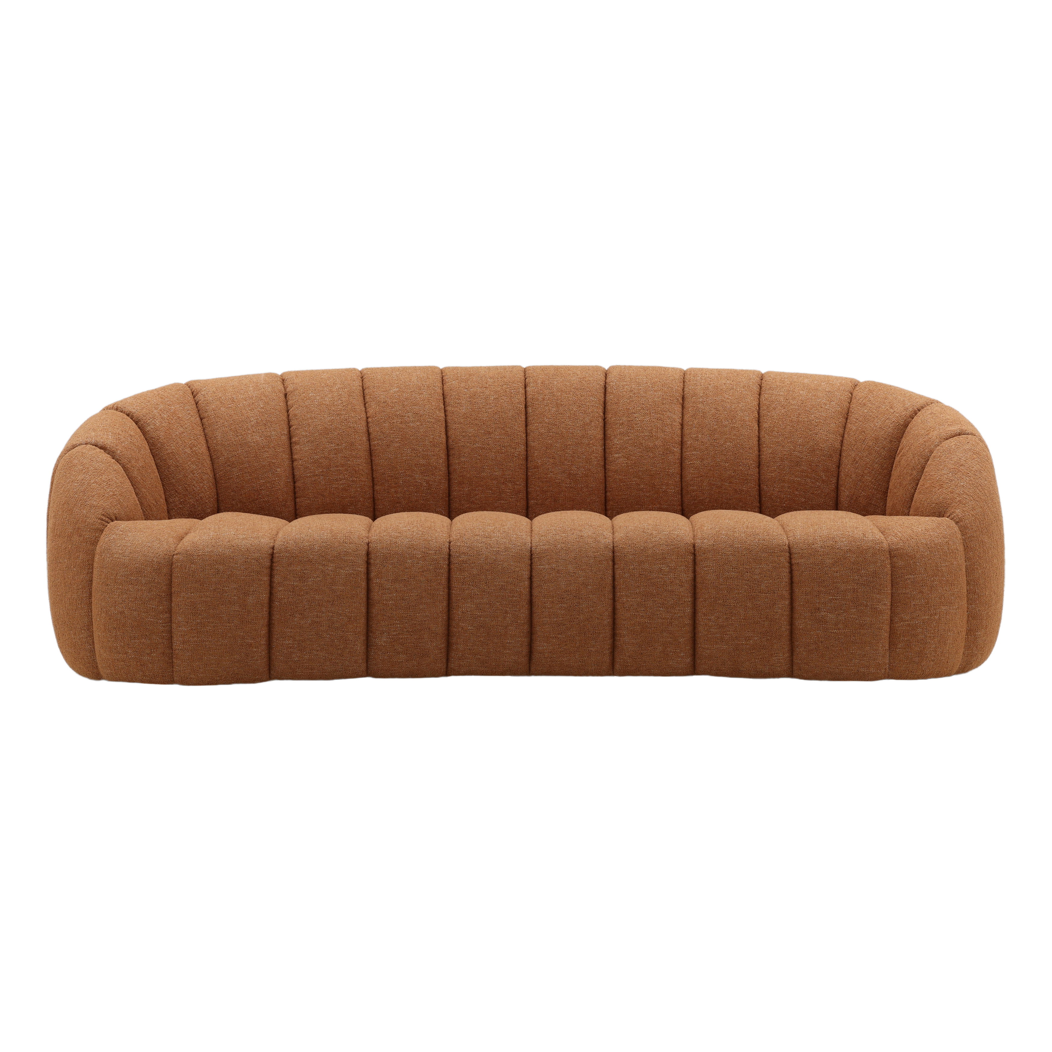 Coco Sofa Ginger, Sofas & Sectional by Dovetail, 99.25" width x 31" height x 44.25" depth View 2