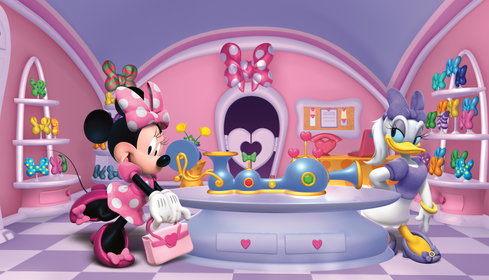 Minnie Fashionista Wall Mural