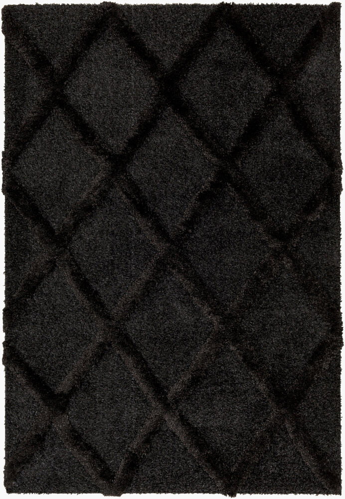 Hudson Shag Machine Woven Rug, by Surya, 1'3.75" length x 1'3.75" width