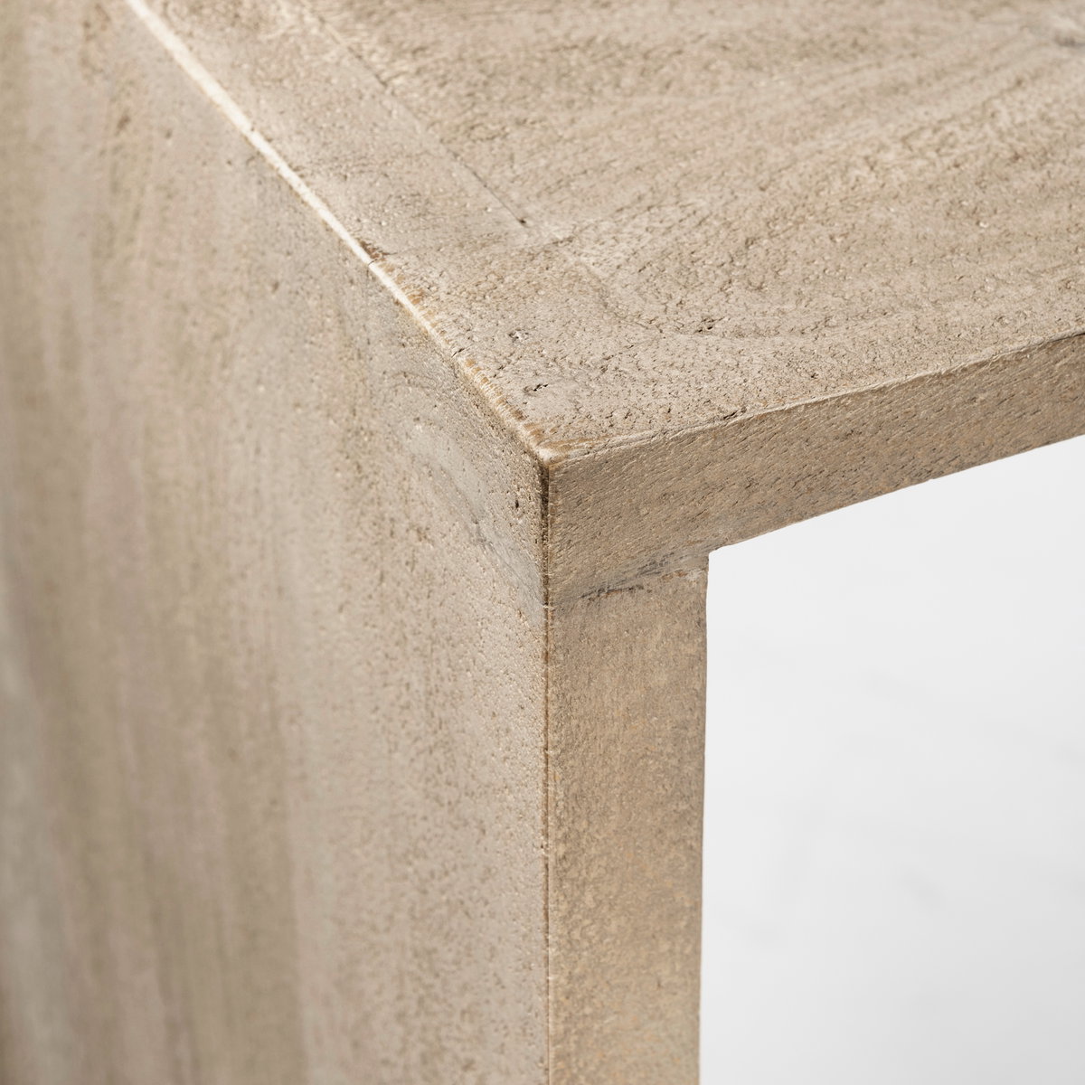 Aida 26' Seat Height Light Gray Wood Counter Stool, Counter & Bar Stool by Mercana, 18.5" length x 14" width x 26" height View 11