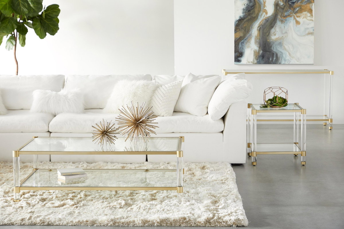 Nouveau Coffee Table, by Essentials for Living, 55" width x 17.75" height x 31" depth View 8