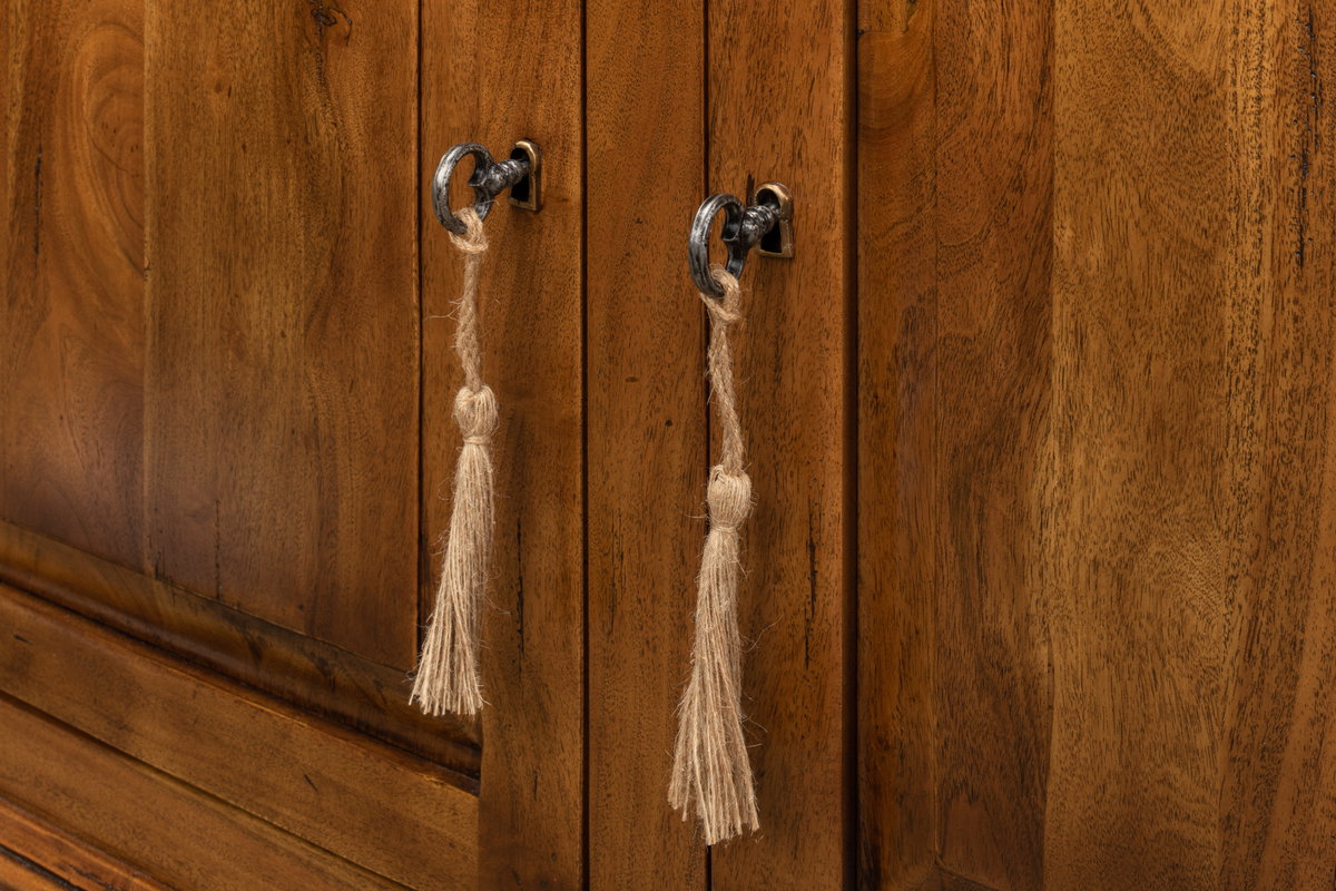 Charterhouse Cabinet  Fruitwood, by Sarreid, 1'6" length x 4'6" width x 3'2" height View 4
