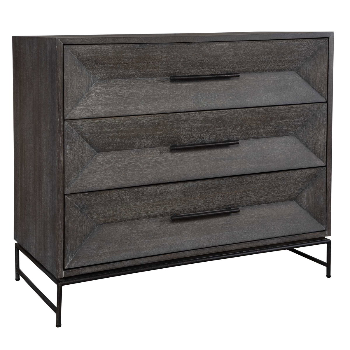 Knox Dark Walnut Accent Chest, Cabinets & Chest by Uttermost, 36" width x 32" height x 18" depth View 5