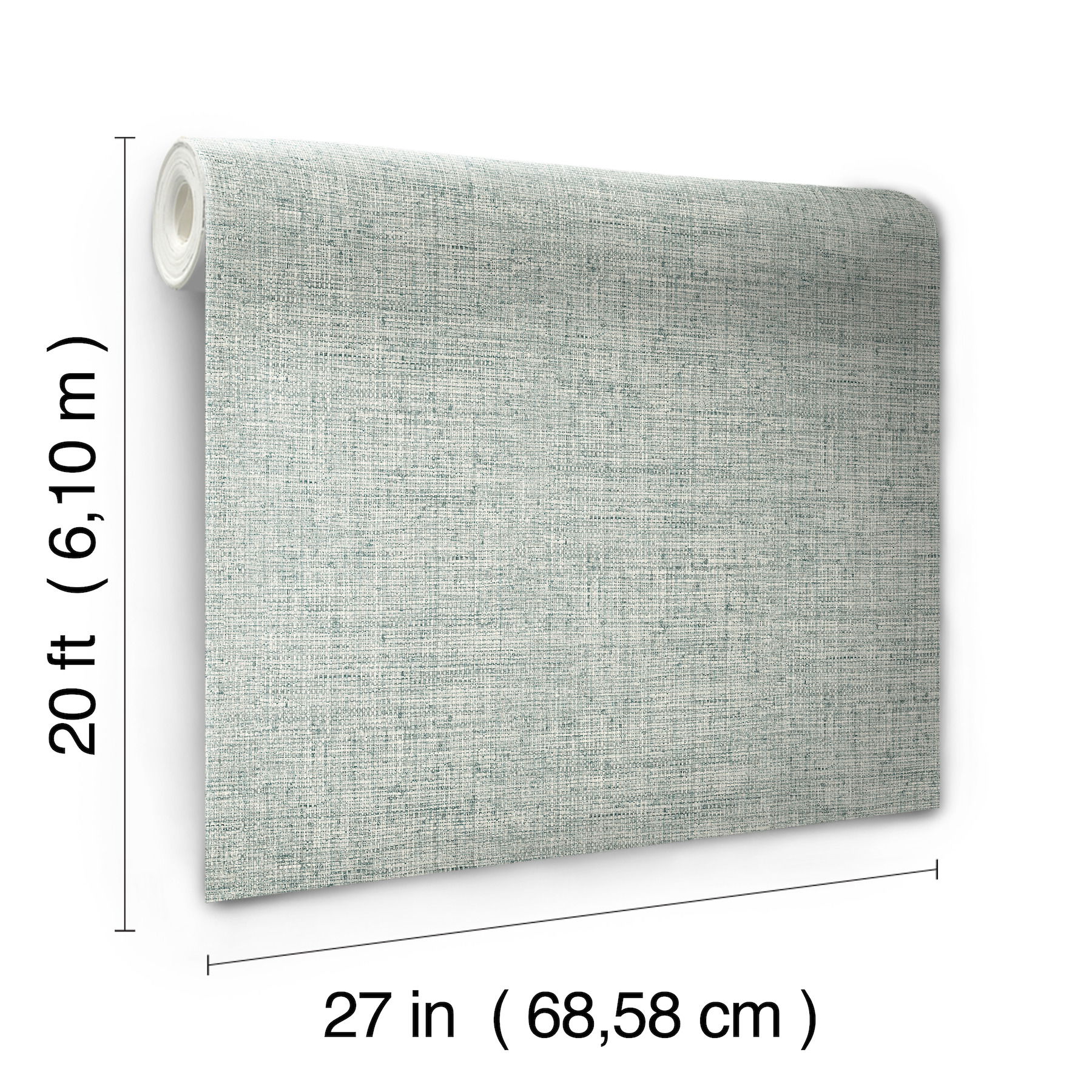 Papyrus Weave Blue Peel & Stick Wallpaper large image 