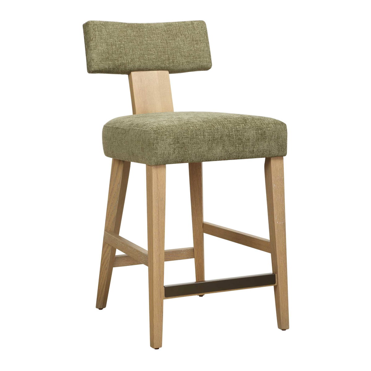 Elysian Moss Counter Stool, Furniture by Uttermost, 18.5" width x 37.5" height x 22" depth View 5