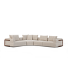 Warner Oatmeal 3 Piece Sofa Set with Corner Piece thumbnail 0