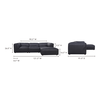 Form Lounge Modular Sectional Vantage Black Leather thumbnail 9