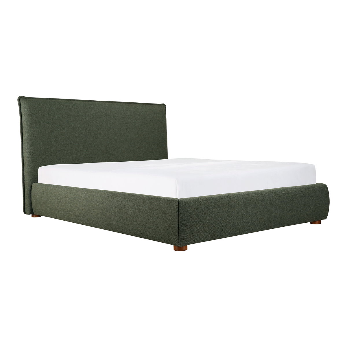 Luzon King Bed Deep Forest, by Moe's Home, 85.5" width x 45.5" height x 88.5" depth View 7
