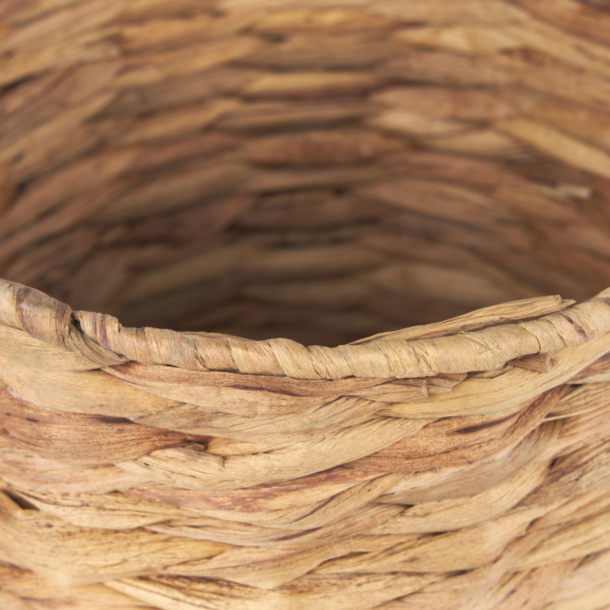 Tamuz (Set of 2) Grass Baskets, Bins & Basket by Mercana, 9.06" length x 9.06" width x 12.99" height View 7