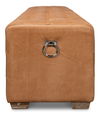 Beam Bench Tufted Leather thumbnail 5