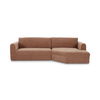 Madrid Right Sectional Heritage Pink, Sectional Sofa by Moe's Home, 112" width x 33.5" height x 65" depth thumbnail 1