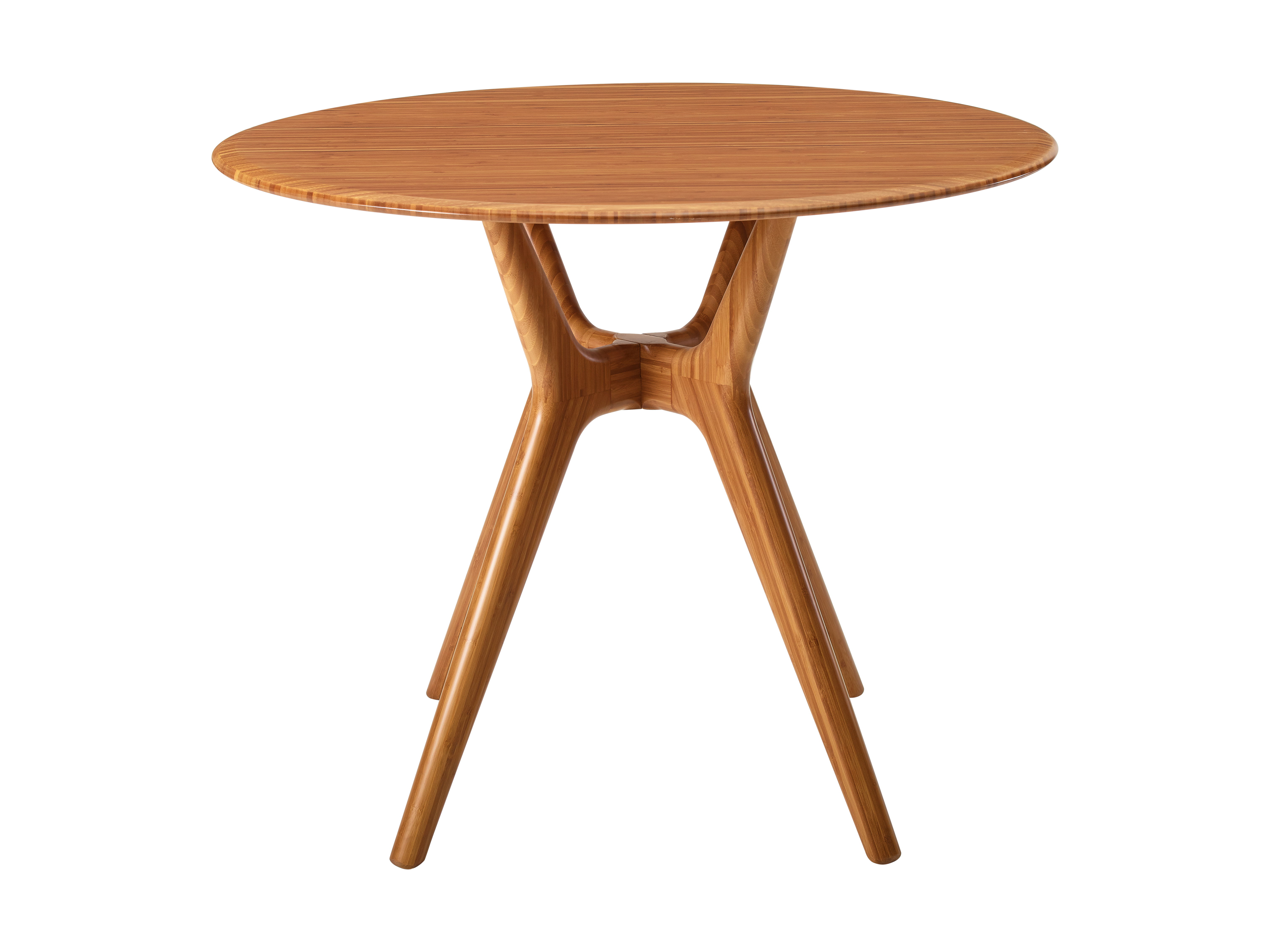 Sitka 36' Round Dining Table, Amber, by Greenington, 36" length x 36" width x 29.5" height View 2