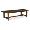Wilson Dining Table Large Warm Brown, by Moe's Home, 120" width x 30" height x 40" depth thumbnail 2