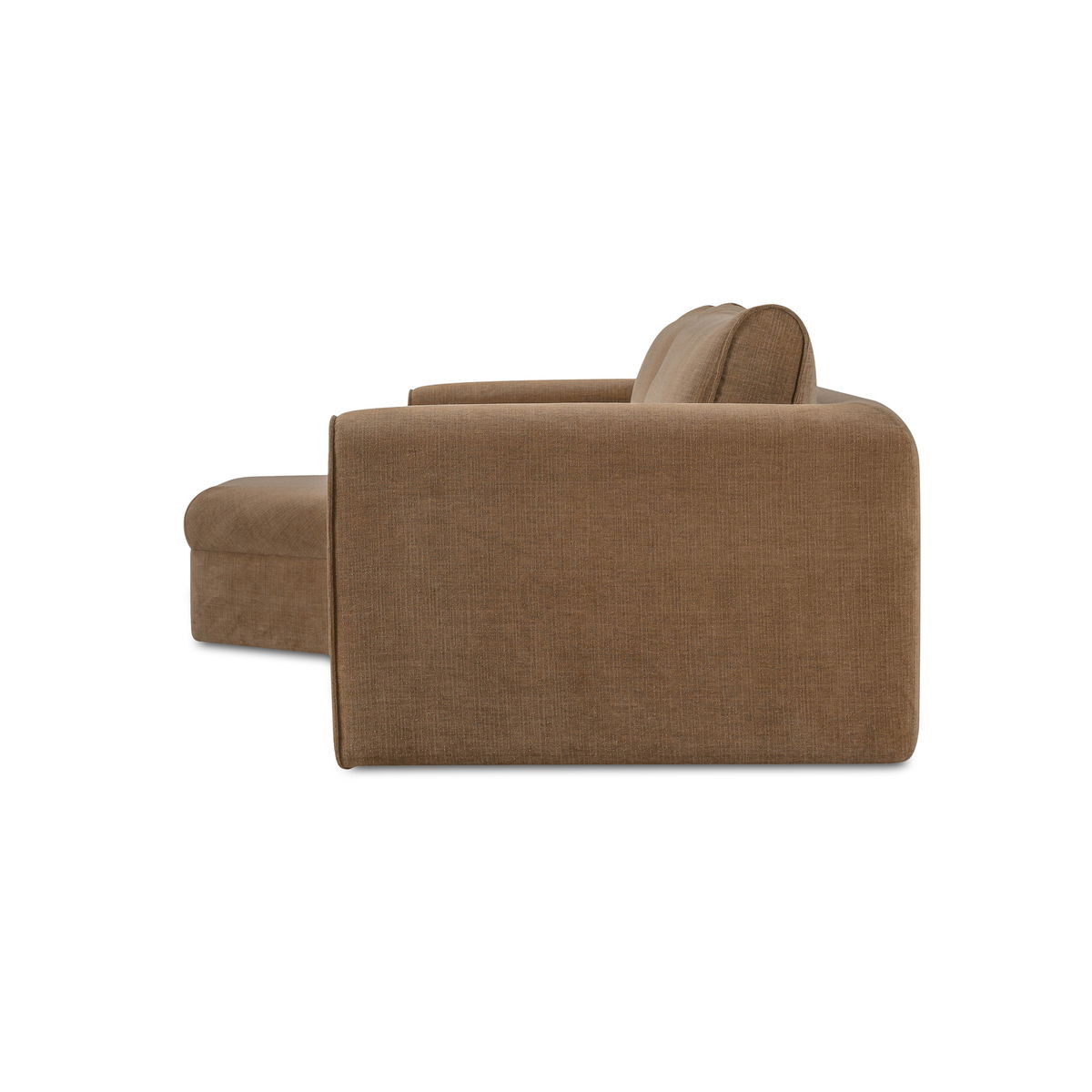 Madrid Left Sectional Taupe, Sectional Sofa by Moe's Home, 112" width x 33.5" height x 65" depth View 4