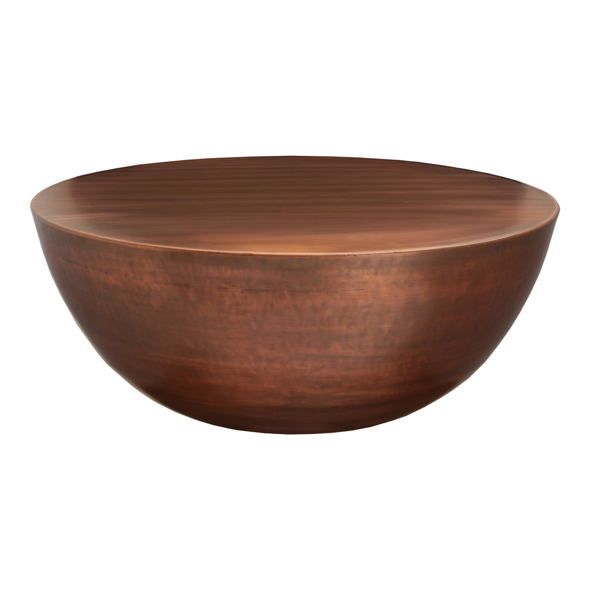 Conga Coffee Table Copper, by Moe's Home, 31.25" width x 12.5" height x 31.25" depth View 2