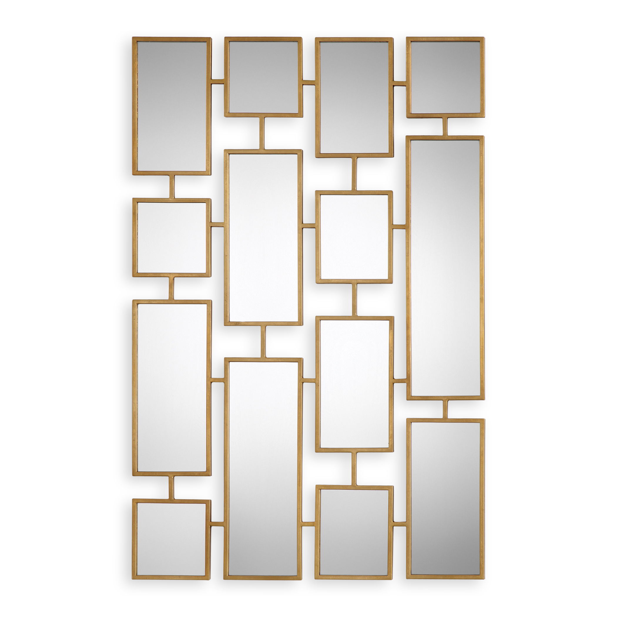 Kennon Forged Gold Rectangles Mirror large image 