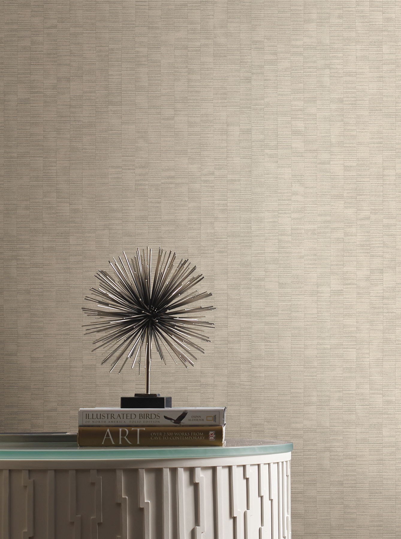 Capri Beige Wallpaper, by York Wall, 33' length x 1'8.5" width x 0.02" depth View 2