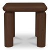 Barclay Outdoor Side Table Brown, Side & End Table by Moe's Home, 22.01" width x 20" height x 22.01" depth thumbnail 1