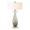 Cardoni Green Table Lamp, by Uttermost, 18" width x 32.25" height x 18" depth thumbnail 1