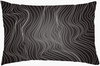 Modern Lines Lumbar Pillow, Decorative Pillow by Surya, 14" length x 22" width thumbnail