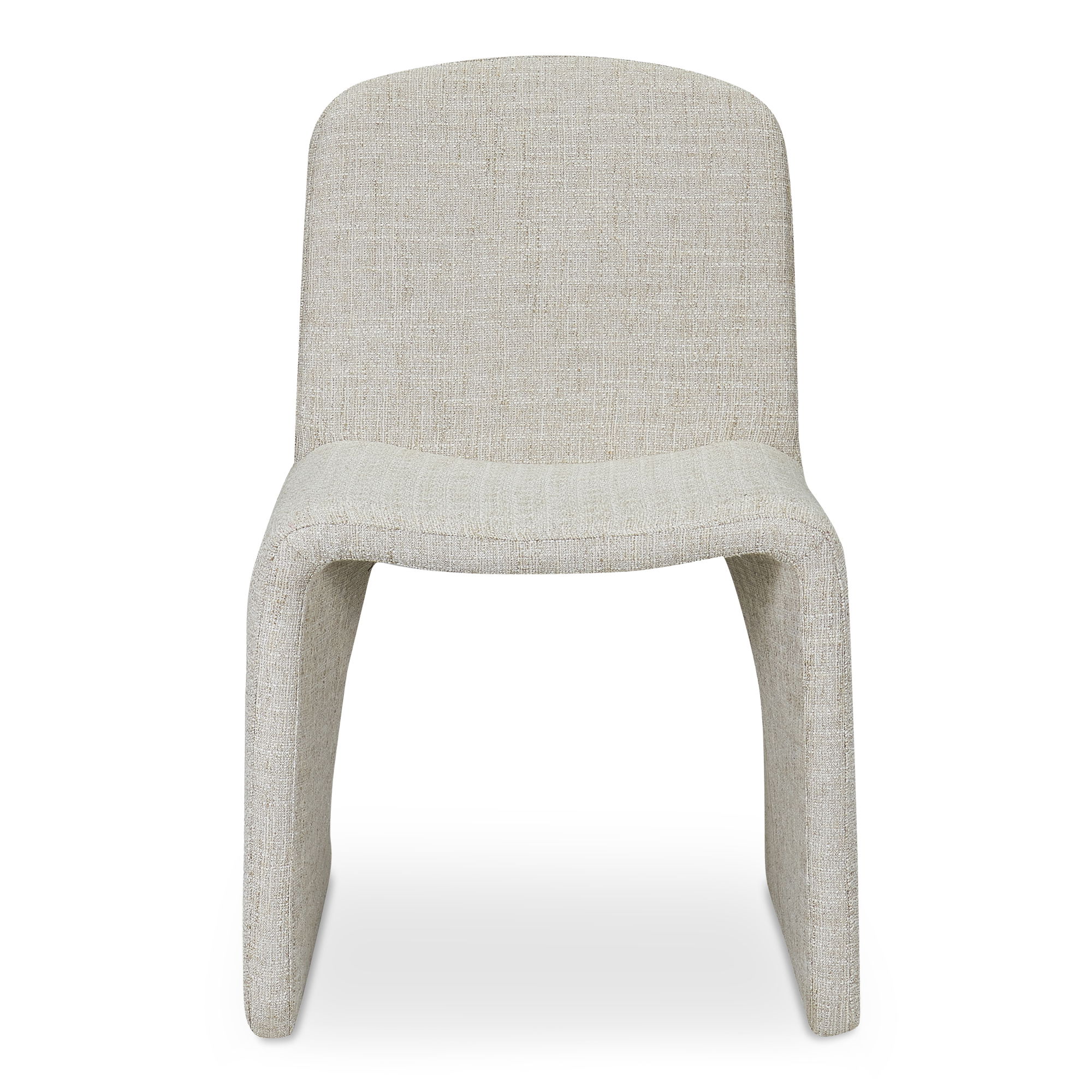 Ella Dining Chair Heather Beige, by Moe's Home, 22" width x 33" height x 22.5" depth View 1