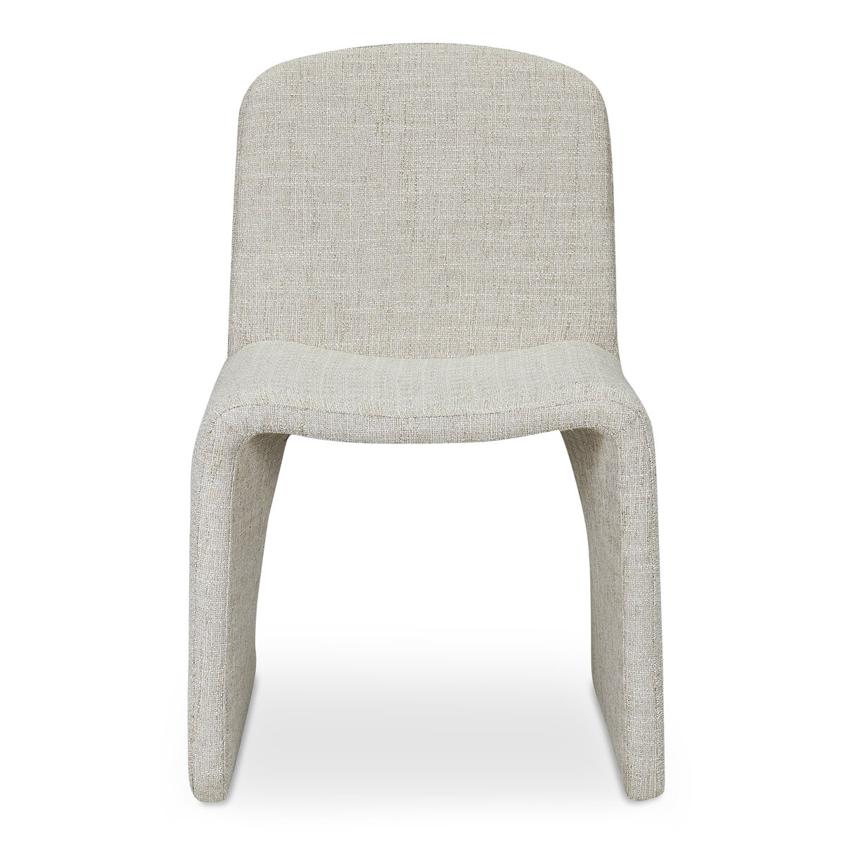 Ella Dining Chair Heather Beige, by Moe's Home, 22" width x 33" height x 22.5" depth View 1