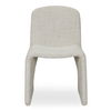 Ella Dining Chair Heather Beige, by Moe's Home, 22" width x 33" height x 22.5" depth thumbnail 1